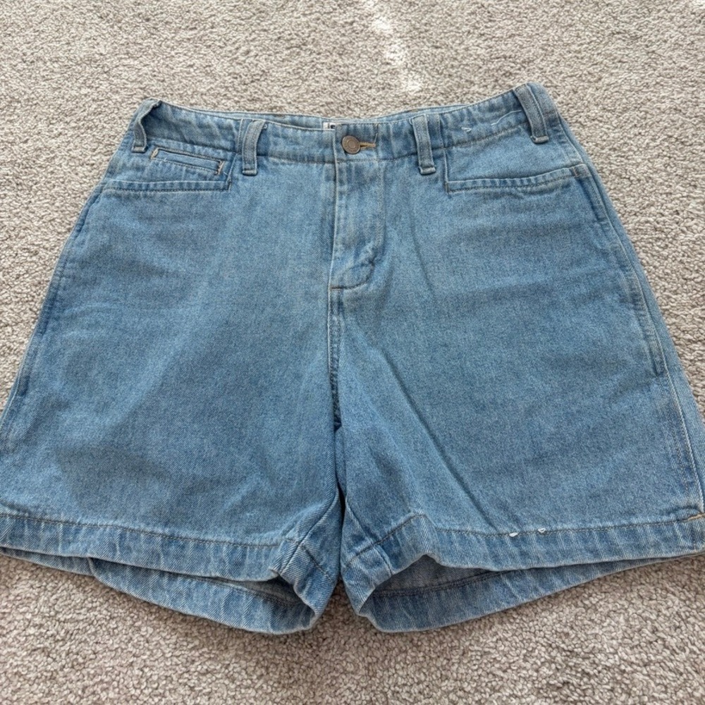 Vintage Dad Shorts Womens 6 High Waist A Line Retro Casual 90s